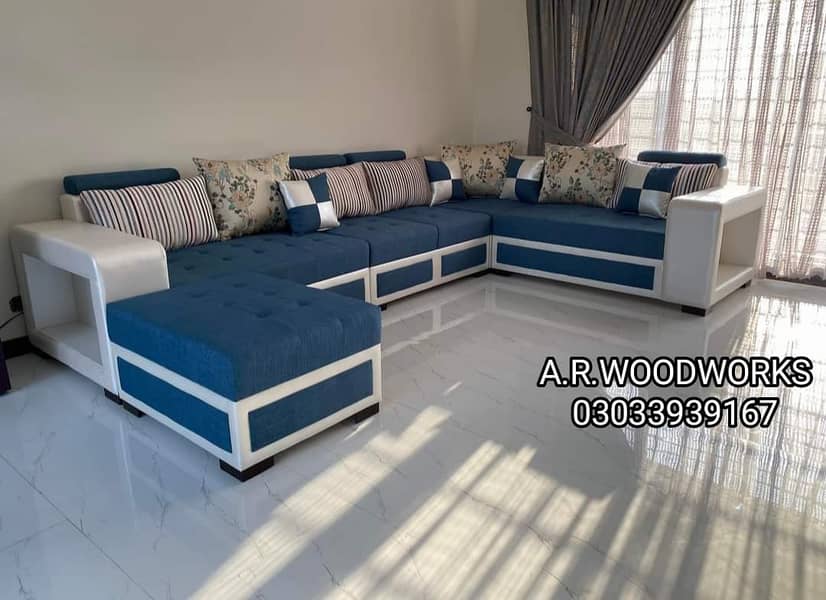 Corner sofa set / L shape sofa set / Molty foam / L shape sofa 11