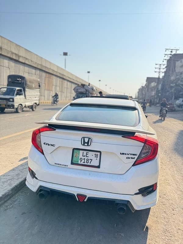 Civic X Back Bumper With mugen R back kit 1