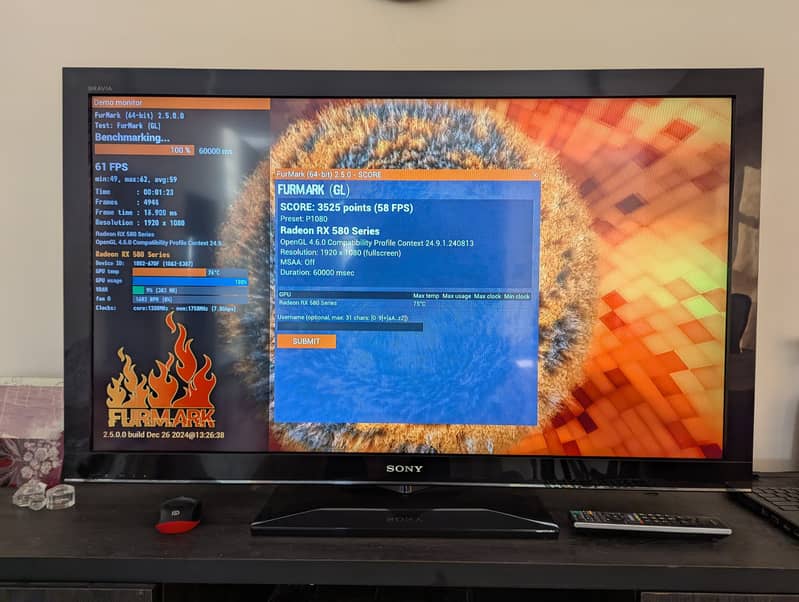 AMD RX580 4GB Pulse Edition (no open no repair)(better then gtx 1060) 6