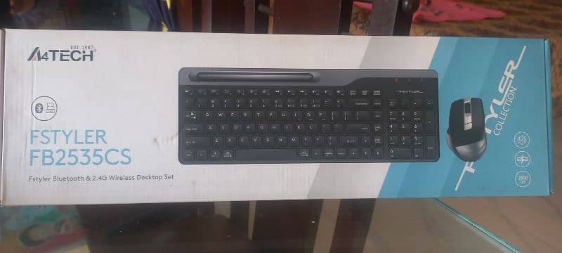 A4tech FB2535CS bluetooth wireless keyboard Mouse 0