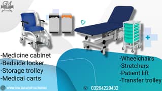 Hospital Furniture Manufacture, Hospital Beds, Hospital Couch & others