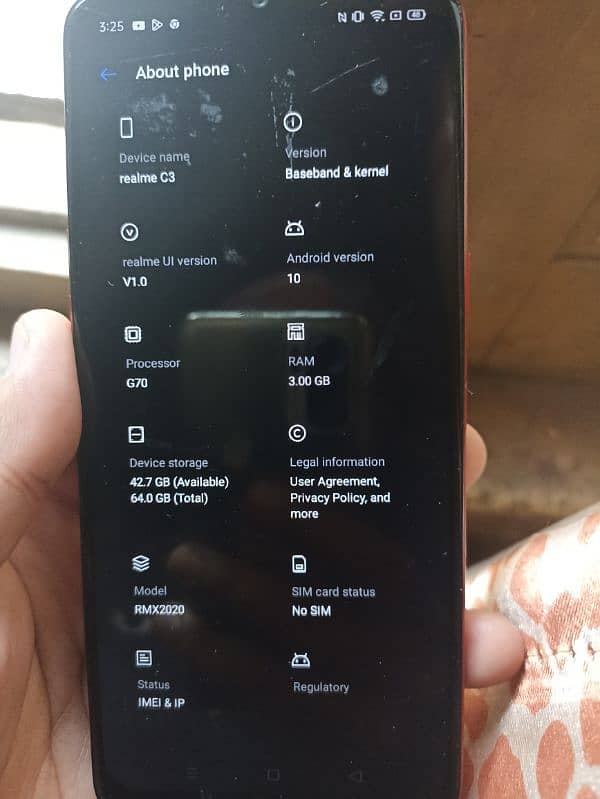 brand new realme C3/only 1 month use 1