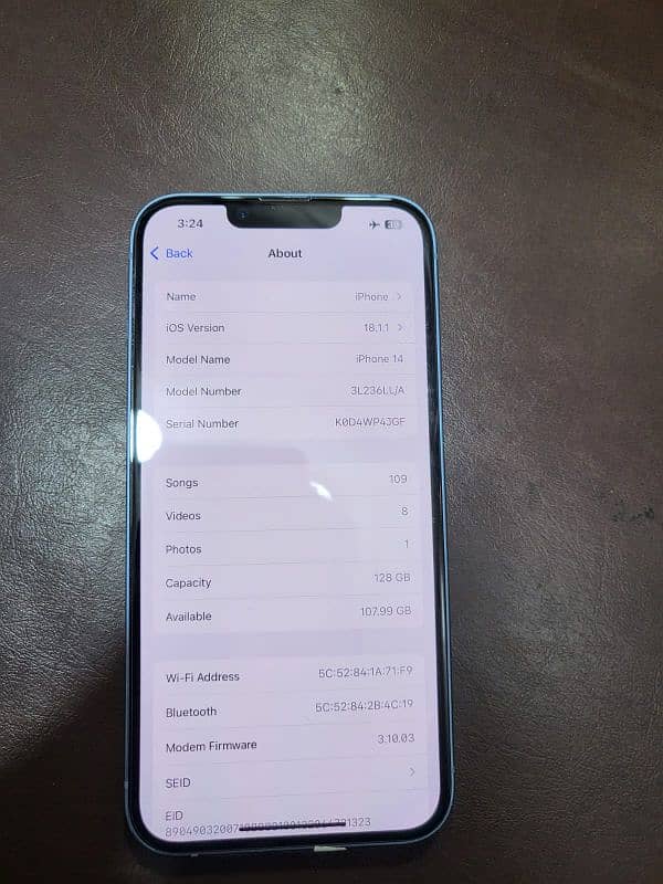 iPhone 14 Jv non pta GB 128 GB 3