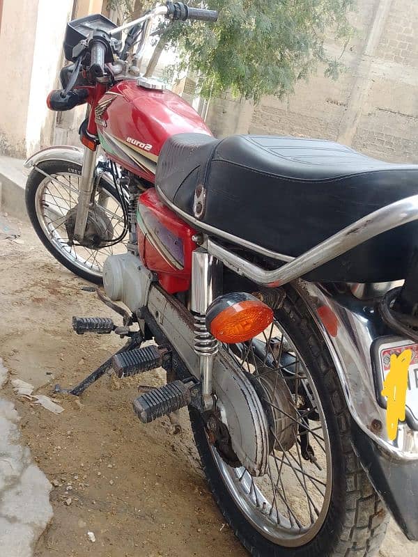 Honda CG 125 new Tyr new battery 2013 model Punjab number 0