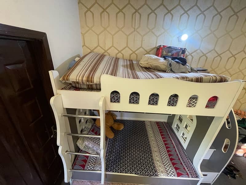 bunk bed / bunker bed for 3 persons ( without mattresses ) 1