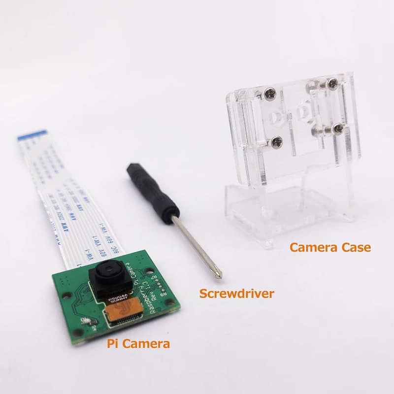 Raspberry Pi Camera Module 1080p OV5647 Sensor with Transparent Case 1