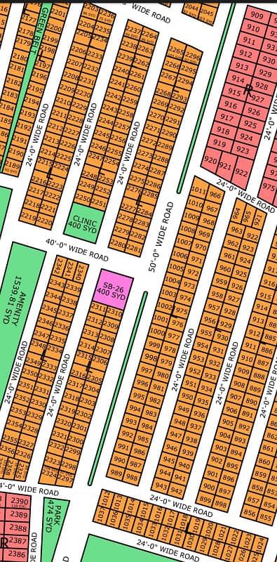 Corner West Open Plot 80 Sq-Yd North Town Residency Phase 1 1