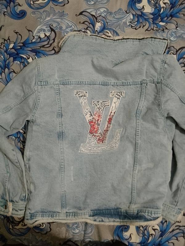 Denim Fur Jacket with 10/10 Condition 1