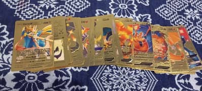 54 pcs new condition golden pokemon cards.