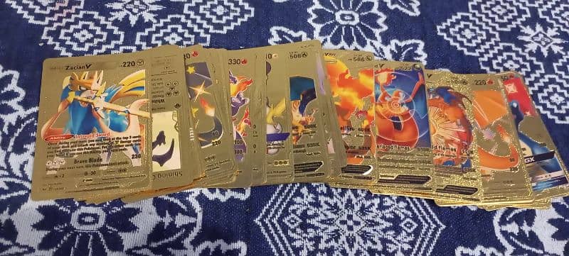 54 pcs new condition golden pokemon cards. 0