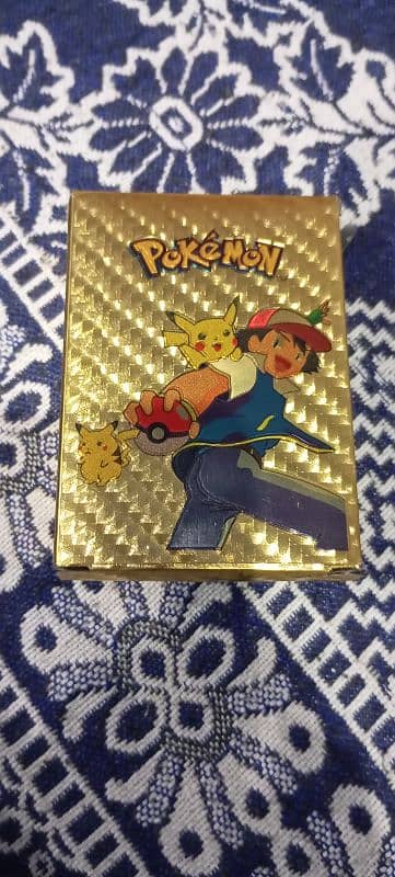 54 pcs new condition golden pokemon cards. 1