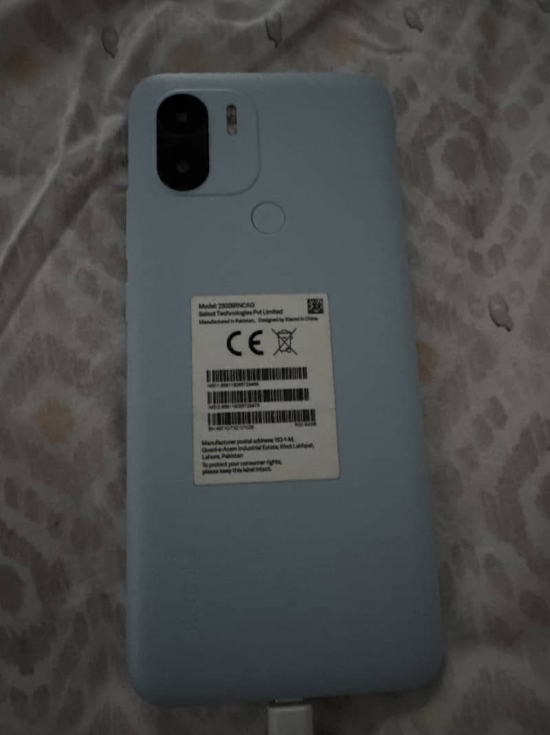 redmi a2+ 3/64 sky blue color condition 10/10 clean with box 3