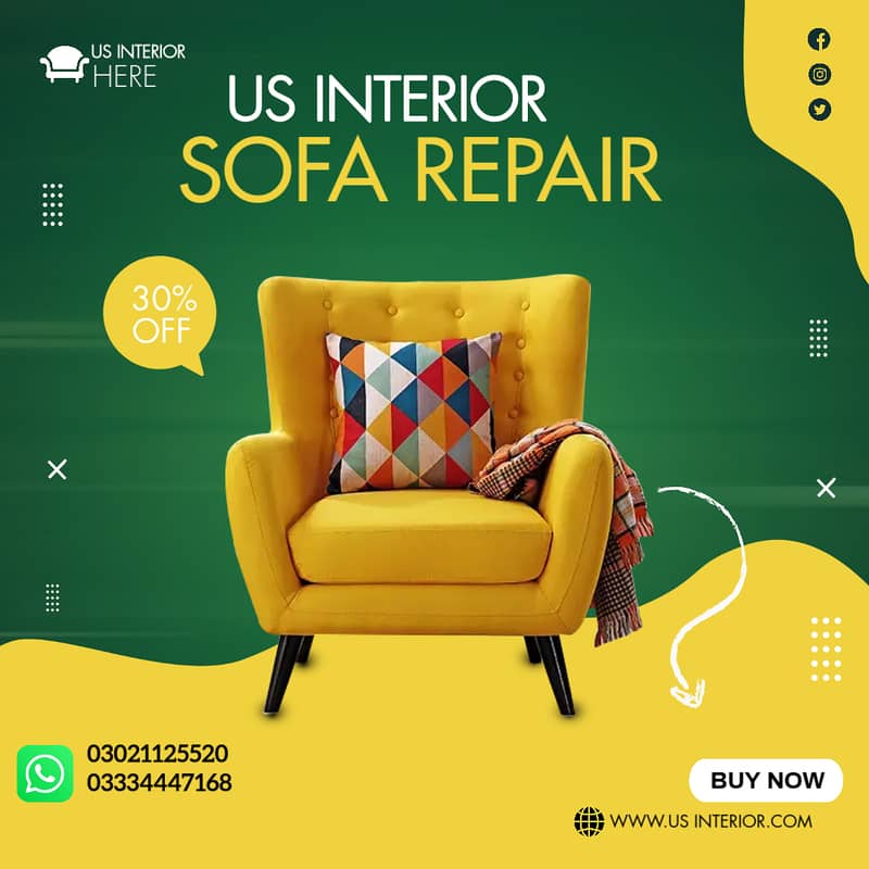 Sofa / Sofa Repair / Sofa Making / Furniture Polish / Fabric Change 8