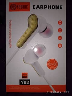 YSDBBC earphones model Y92.2 months speakers warranty