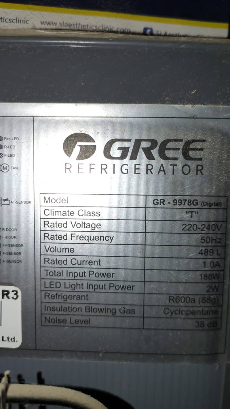 GREE Everest Series Refrigerator 9978 Digital 2