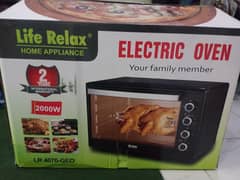 New Electric oven 70litr life relax 1 Year warranty, bake,roast,grill