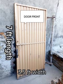 7 × 3.5 ft iron door heavy duty for sale