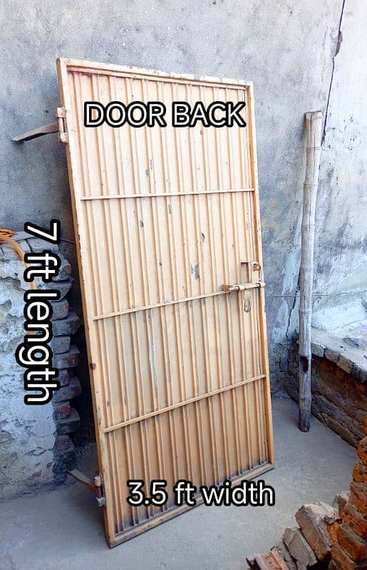 7 × 3.5 ft iron door heavy duty for sale 2