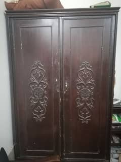 wooden safe Almari in good condition for sale