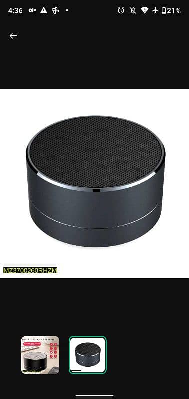 Bluetooth speaker 1