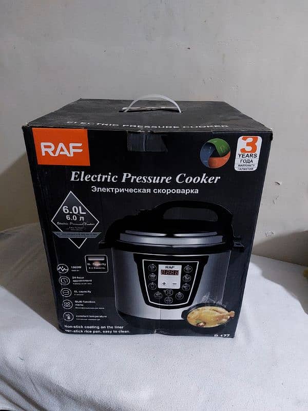 Raf 6 liters Electric Pressure Cooker Model R-177 0