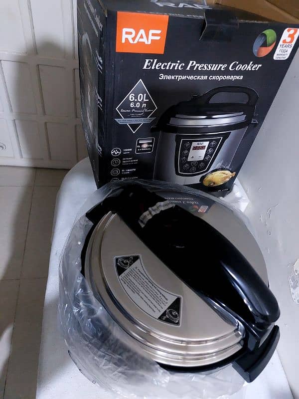 Raf 6 liters Electric Pressure Cooker Model R-177 4