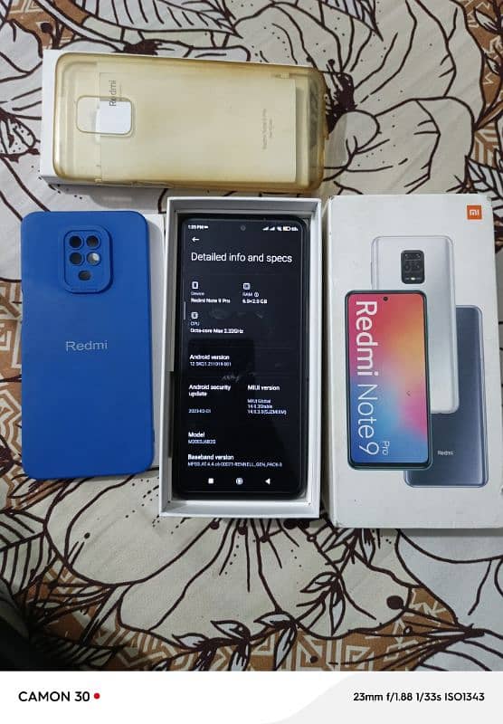 Redmi note 9 pro 6+2gbram 128gb rom Snapdragon 720g powerful all genin 1