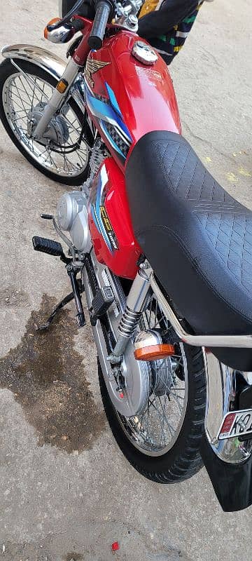 Honda 125 Karachi number first owner cplc clayer do number plate 3