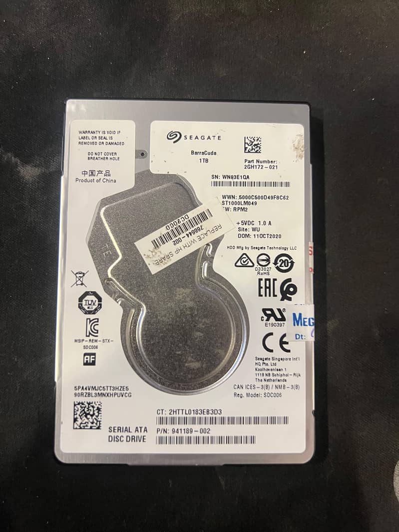 Seagate 1 TB SSD 3