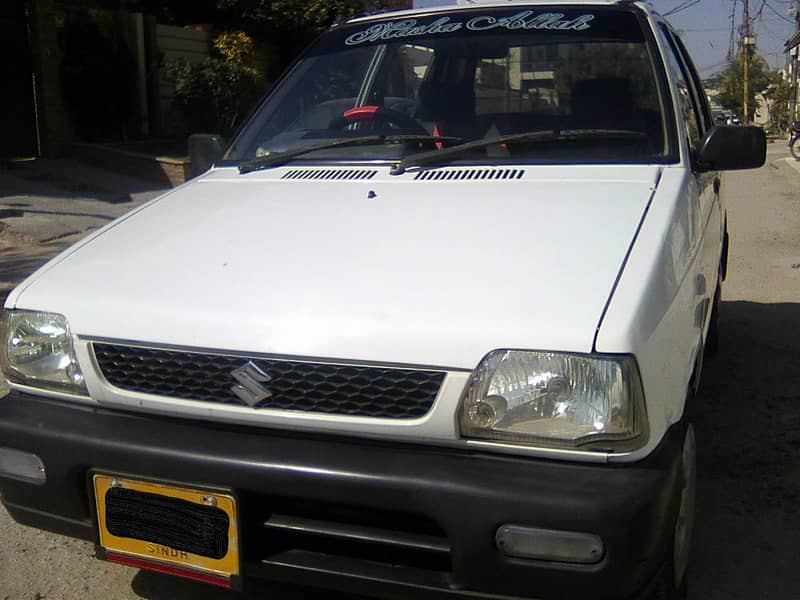 SUZUKI MEHRAN VX MODEL 2008 WHITE COLOUR BEHTREEN CONDITION 0