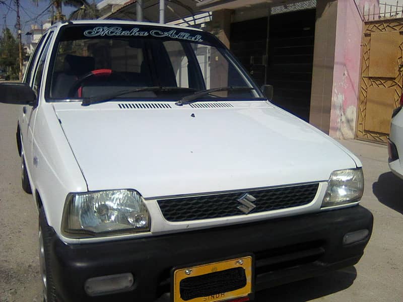 SUZUKI MEHRAN VX MODEL 2008 WHITE COLOUR BEHTREEN CONDITION 8