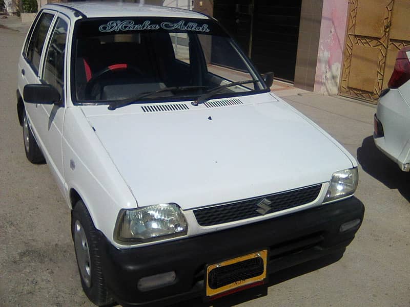 SUZUKI MEHRAN VX MODEL 2008 WHITE COLOUR BEHTREEN CONDITION 16