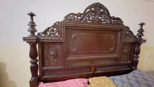 King Size Bed Set / Double bed/bed dressing side table/mattress