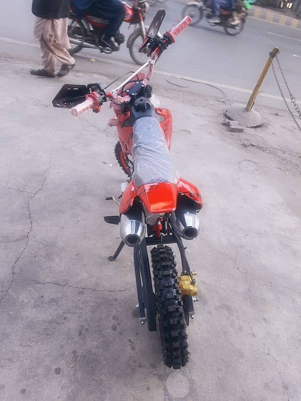 49cc dert bike Self + kick 4stroke fuel delivery all Pakistan 2