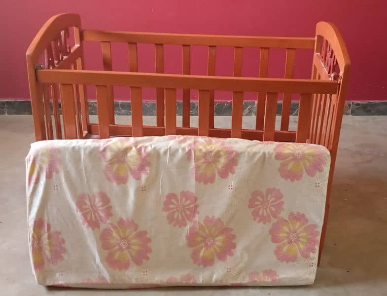 wooden Baby cot 3