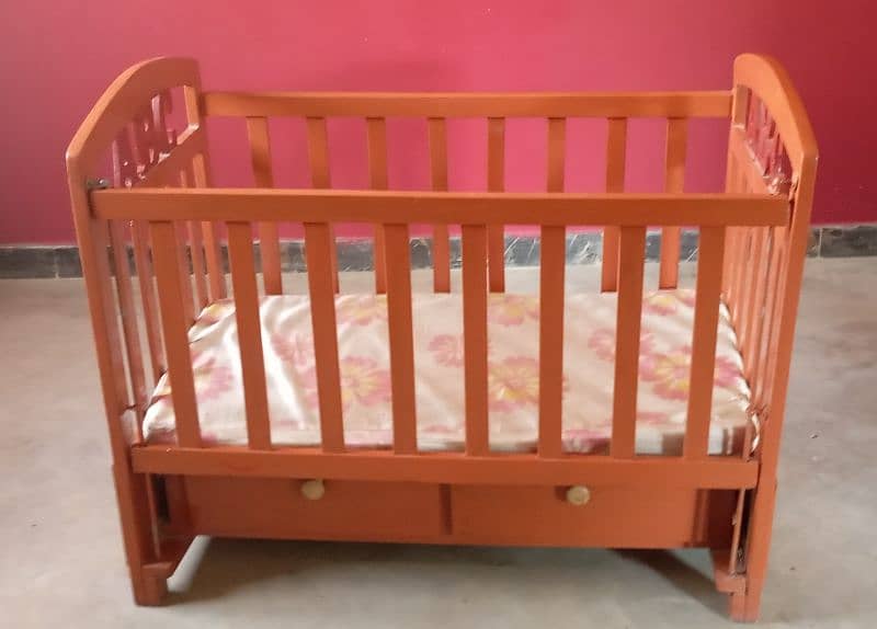 wooden Baby cot 4