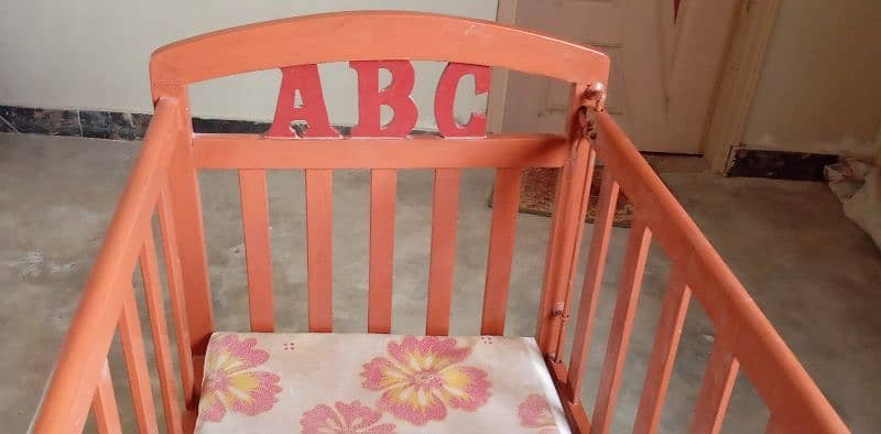 wooden Baby cot 6