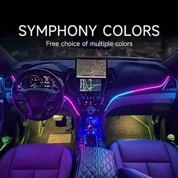 RGB ATMOSPHERE STRIP LIGHT FOR ALL CARS 7