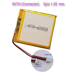 Rechargeable Li Lipo Lithium Polymer Battery with 2 Pin JST Connector