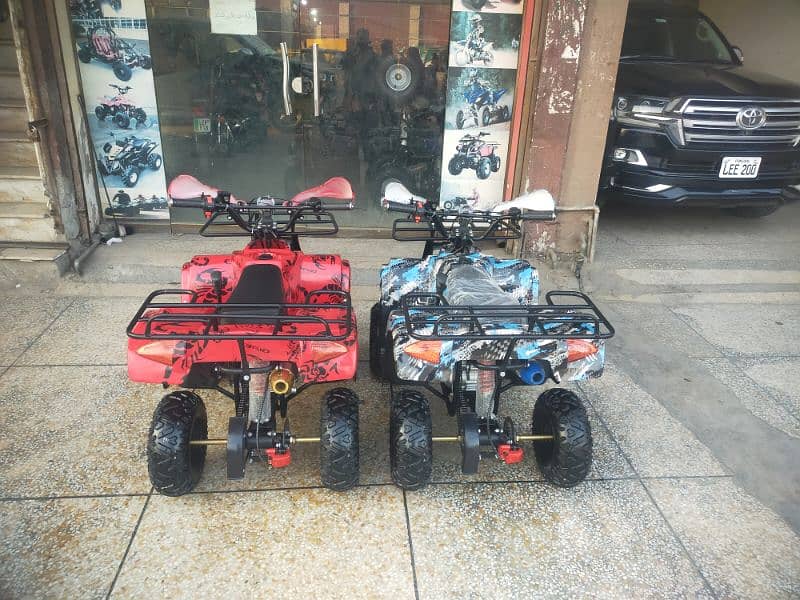 Zero Metre 124cc Reverse Gear Atv Quad Bikes Delivery In All Pakistan 2