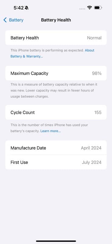 i phone 15 pro max 256gb blue titanium (6months Apple warranty) 6