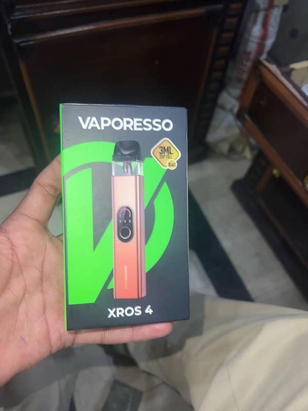 vaporesso xros 4 used brand new 0