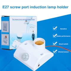 LED Bulb Holder Infrared Motion Sensor PIR Holder Automatic Light