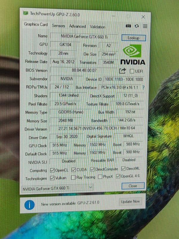 GTX 660TI 2GB 7