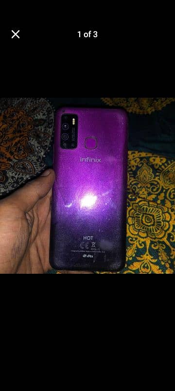 iNfiNix Hot 9 ONLY KIT 2/32 minor glass Crack hai but touch nh rukta 0