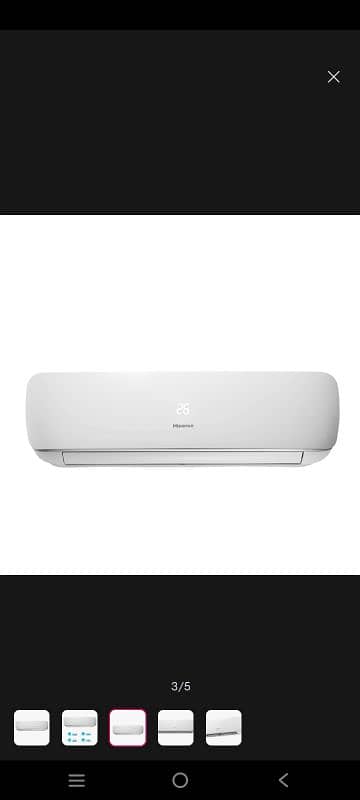 brand new ac 10/10 condition 1.5 ton Hisense air conditioner for sale 1