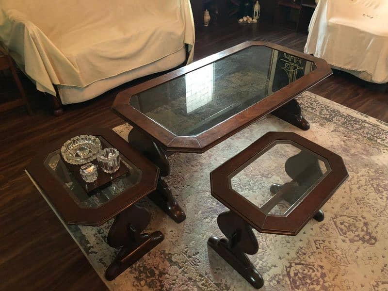 solid wood table set 1