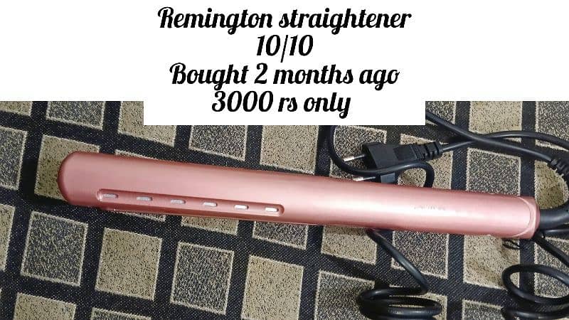 Remington straightener 0