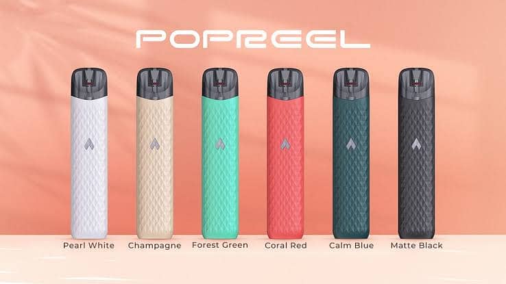 Vape | Pod | Popreel pod | Free Flavor | Disposable | Rechargeable 6