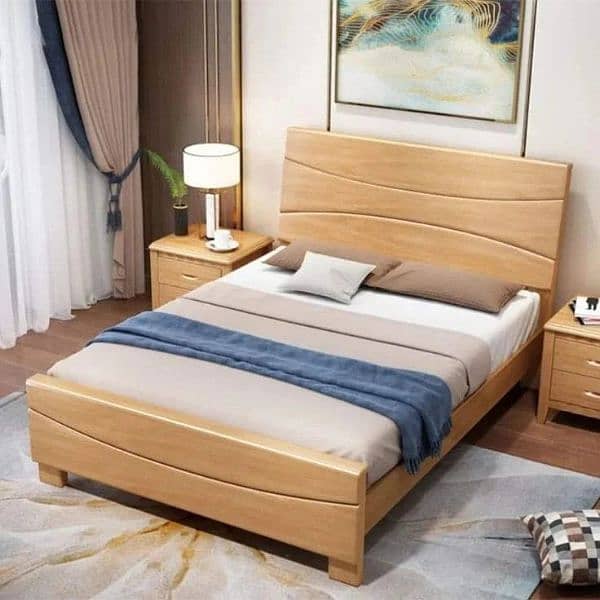 double bed/shesham wooden bed/bed set/bed dressing/bedroom furniture 1